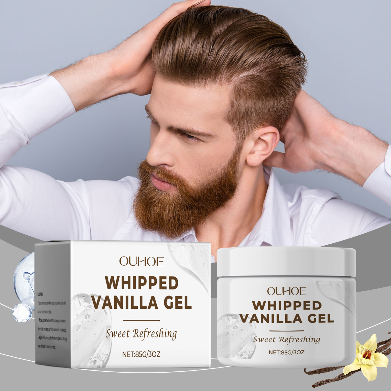 OUHOE Hair Serums & Essences moisturizing refreshing styling 85g | Premium Hair Care - Image 2