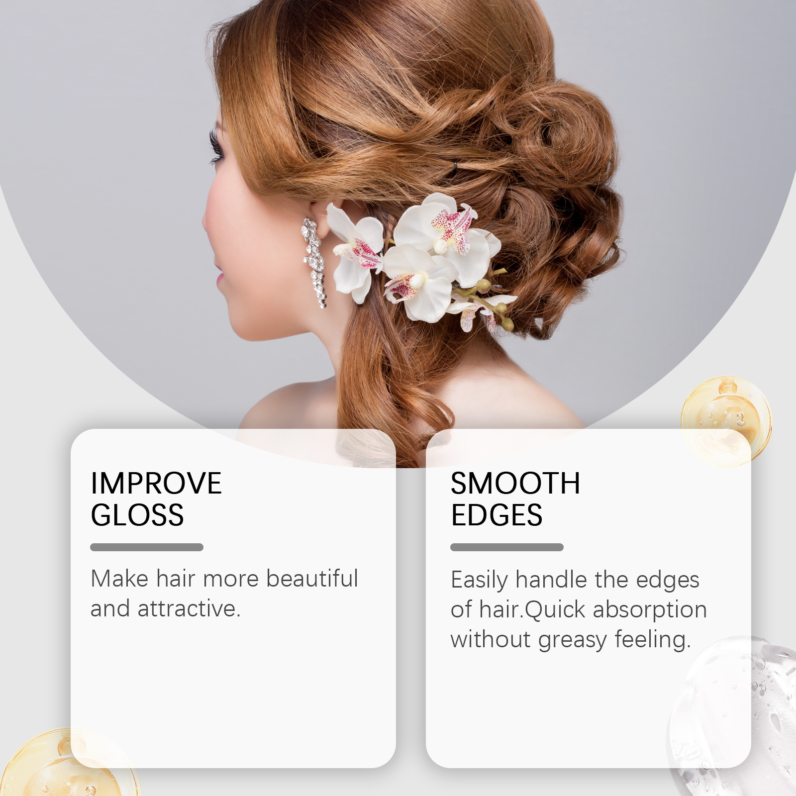 OUHOE Hair Serums & Essences moisturizing refreshing styling 85g | Premium Hair Care - Image 3
