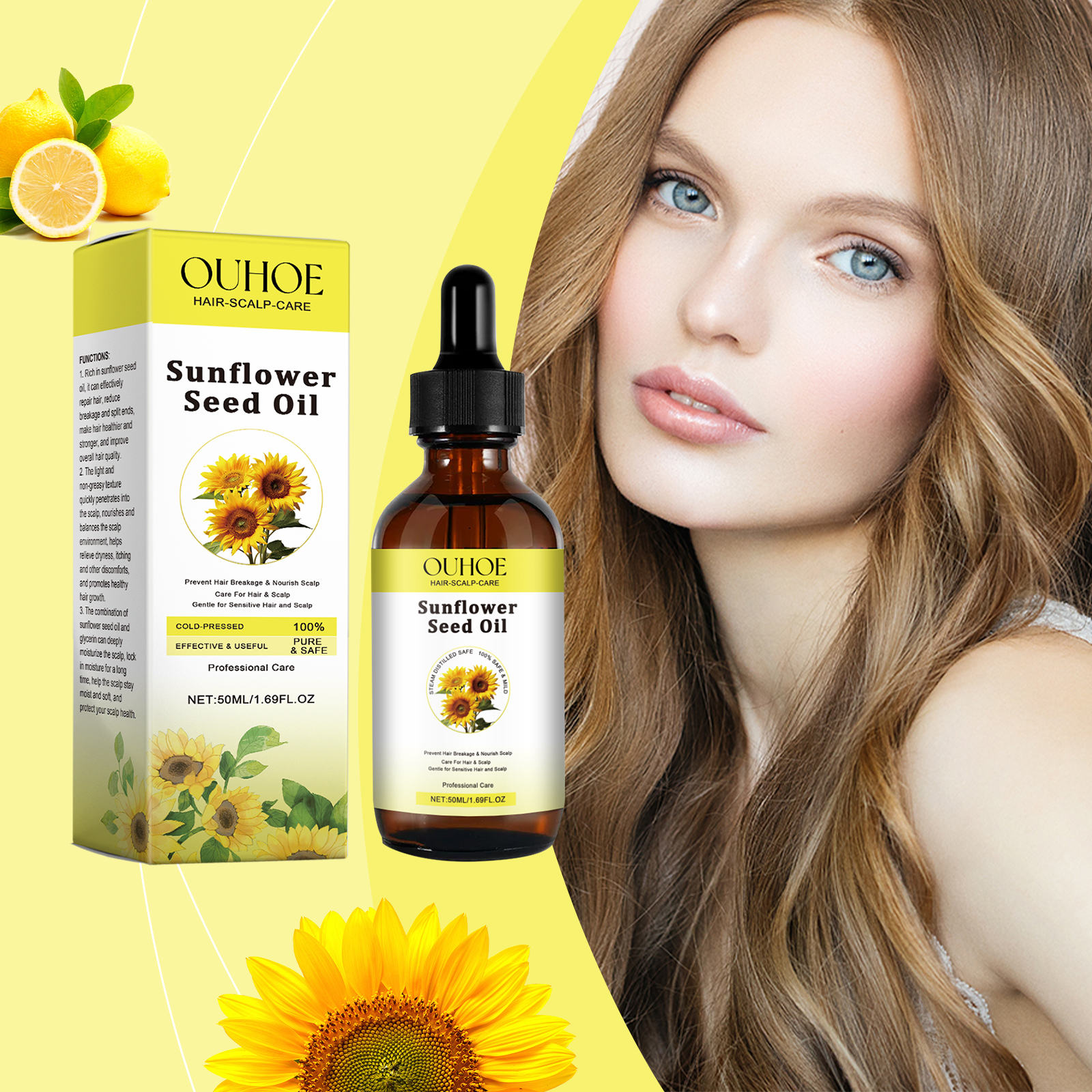 OUHOE Hair Oils & Treatments hair treatment moisturizing smooth 50ml | Premium Hair Care - Image 2