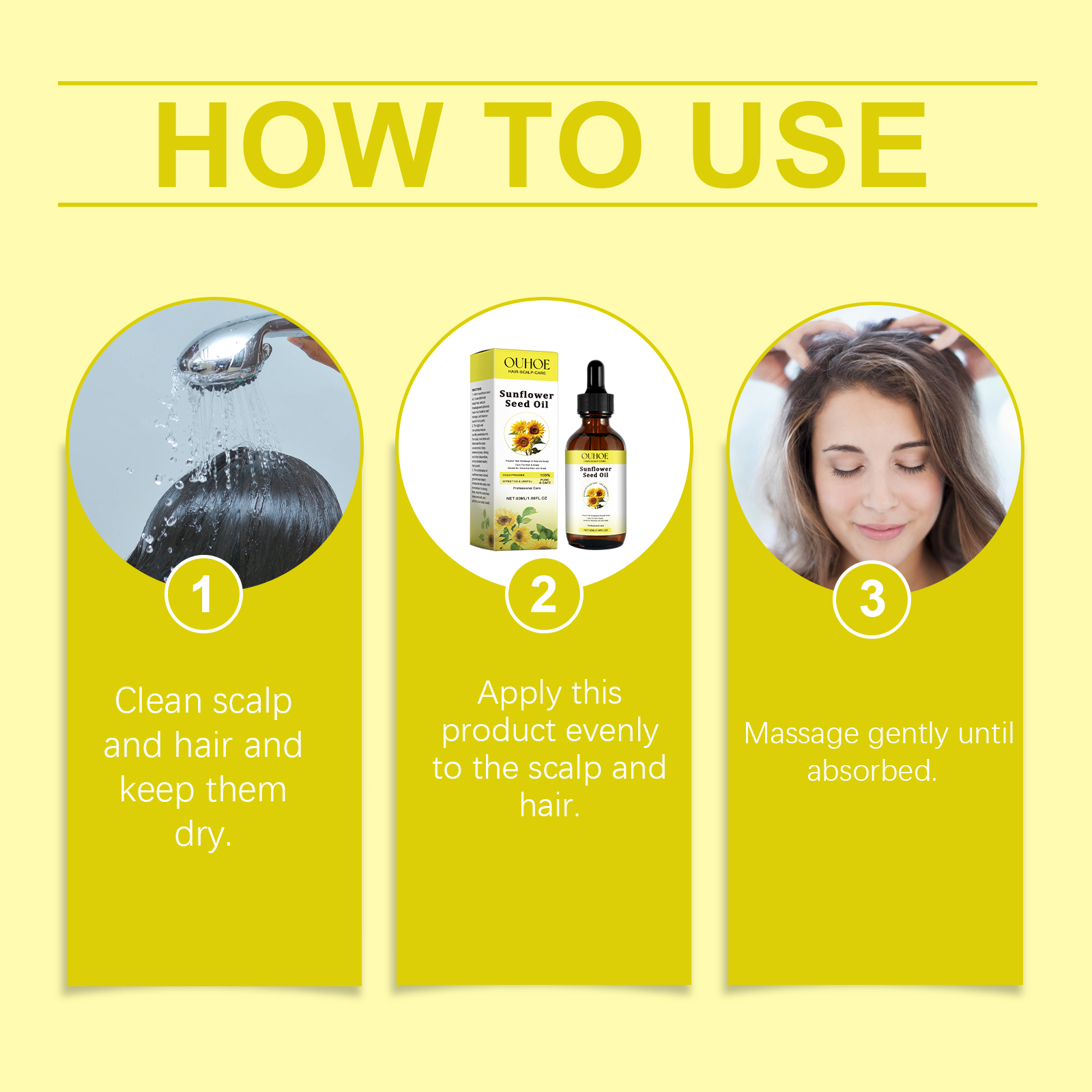 OUHOE Hair Oils & Treatments hair treatment moisturizing smooth 50ml | Premium Hair Care - Image 6