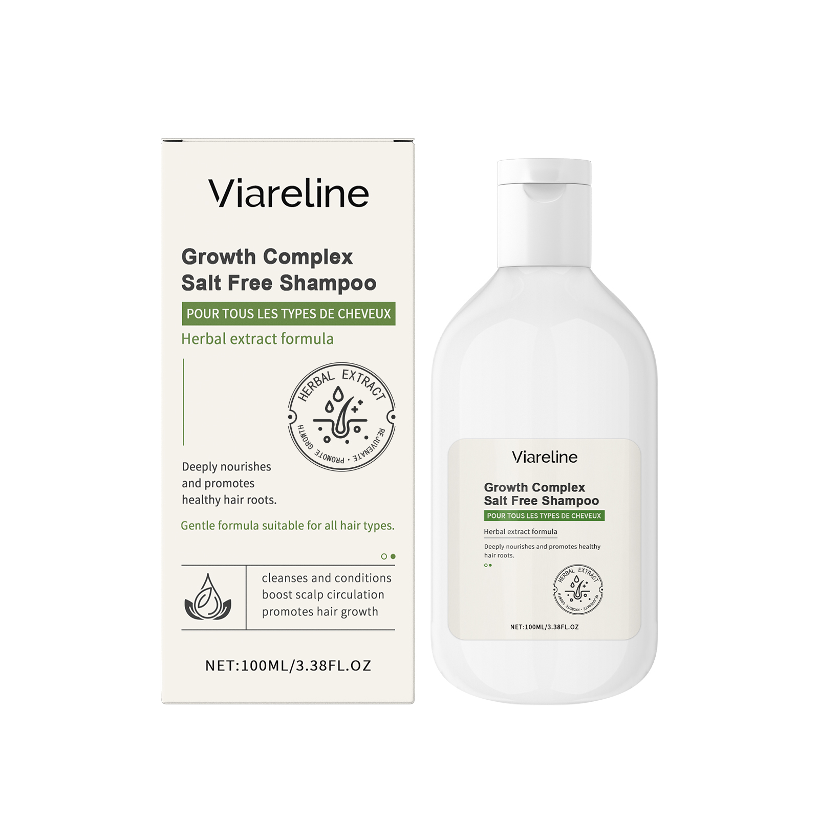 Viareline Shampoo hair treatment shampoo scalp 100ml | Premium Hair Care - Image 7