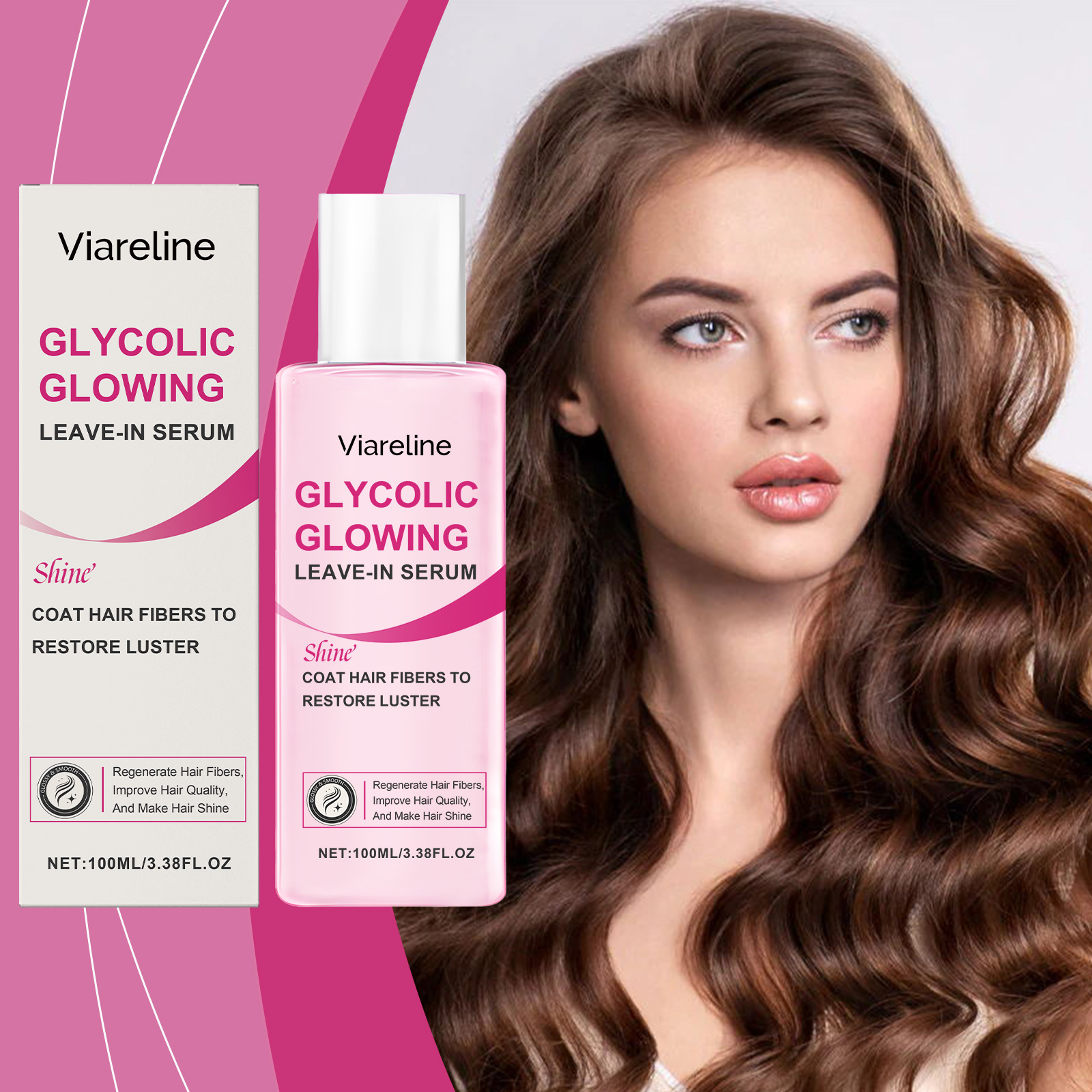 Viareline Hair Serums & Essences hair treatment leave-in essence 100ml | Premium Hair Care - Image 2