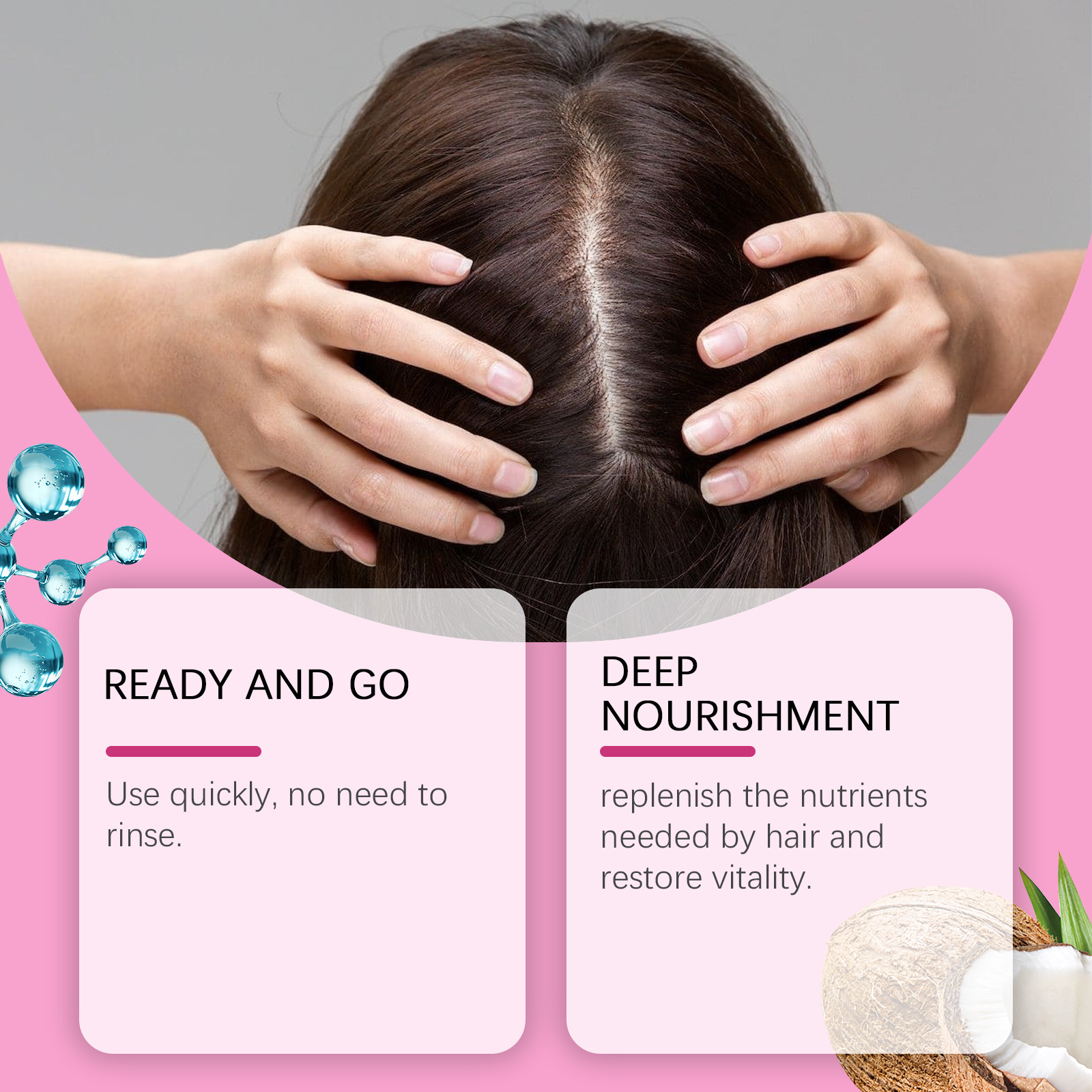 Viareline Hair Serums & Essences hair treatment leave-in essence 100ml | Premium Hair Care - Image 3