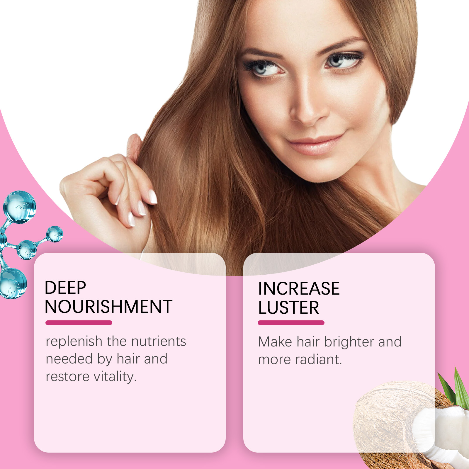 Viareline Hair Masks & Treatments moisturizing hydrating hair mask 100g | Premium Hair Care - Image 3