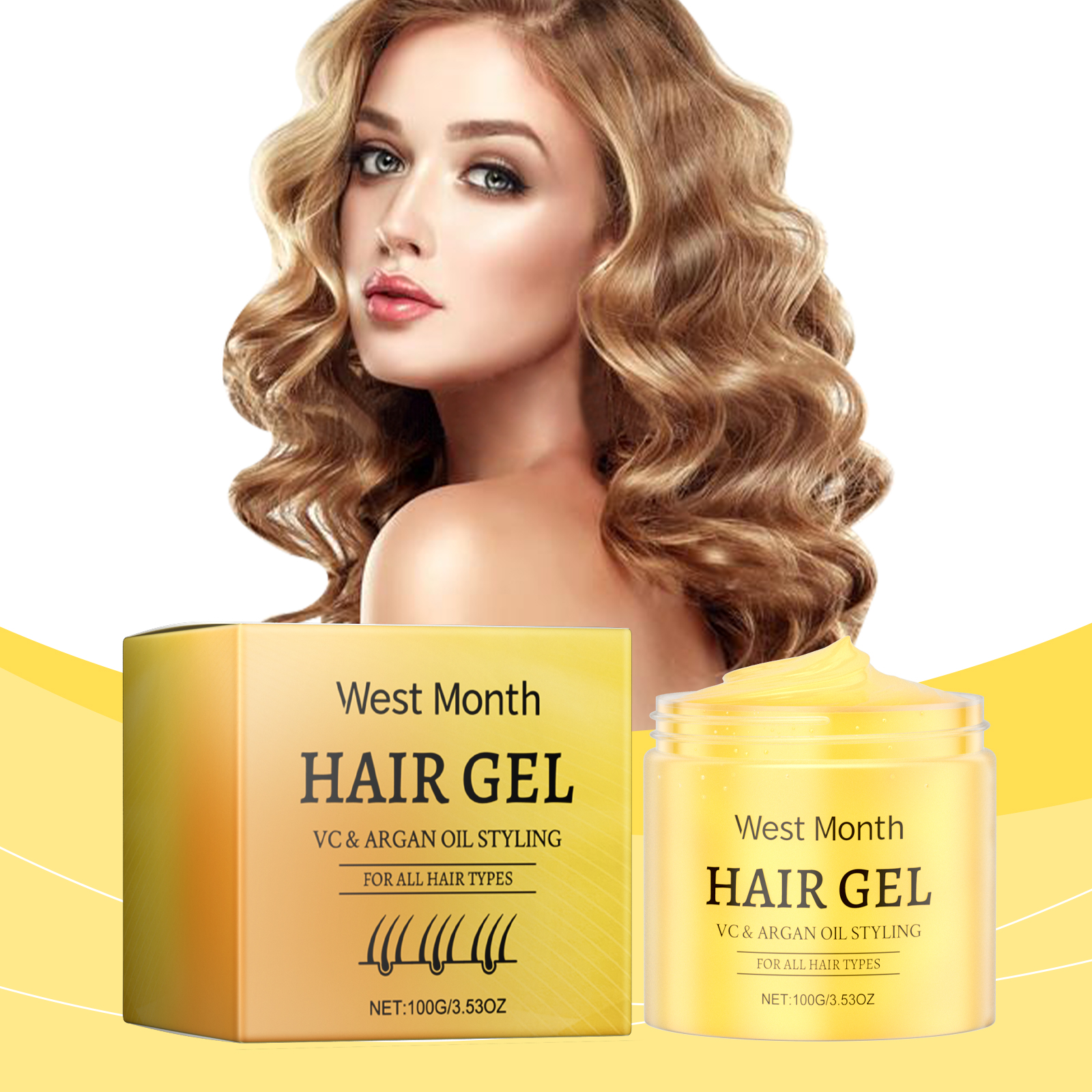 West&Month Hair Masks & Treatments smooth styling hair mask 100g | Premium Hair Care - Image 2