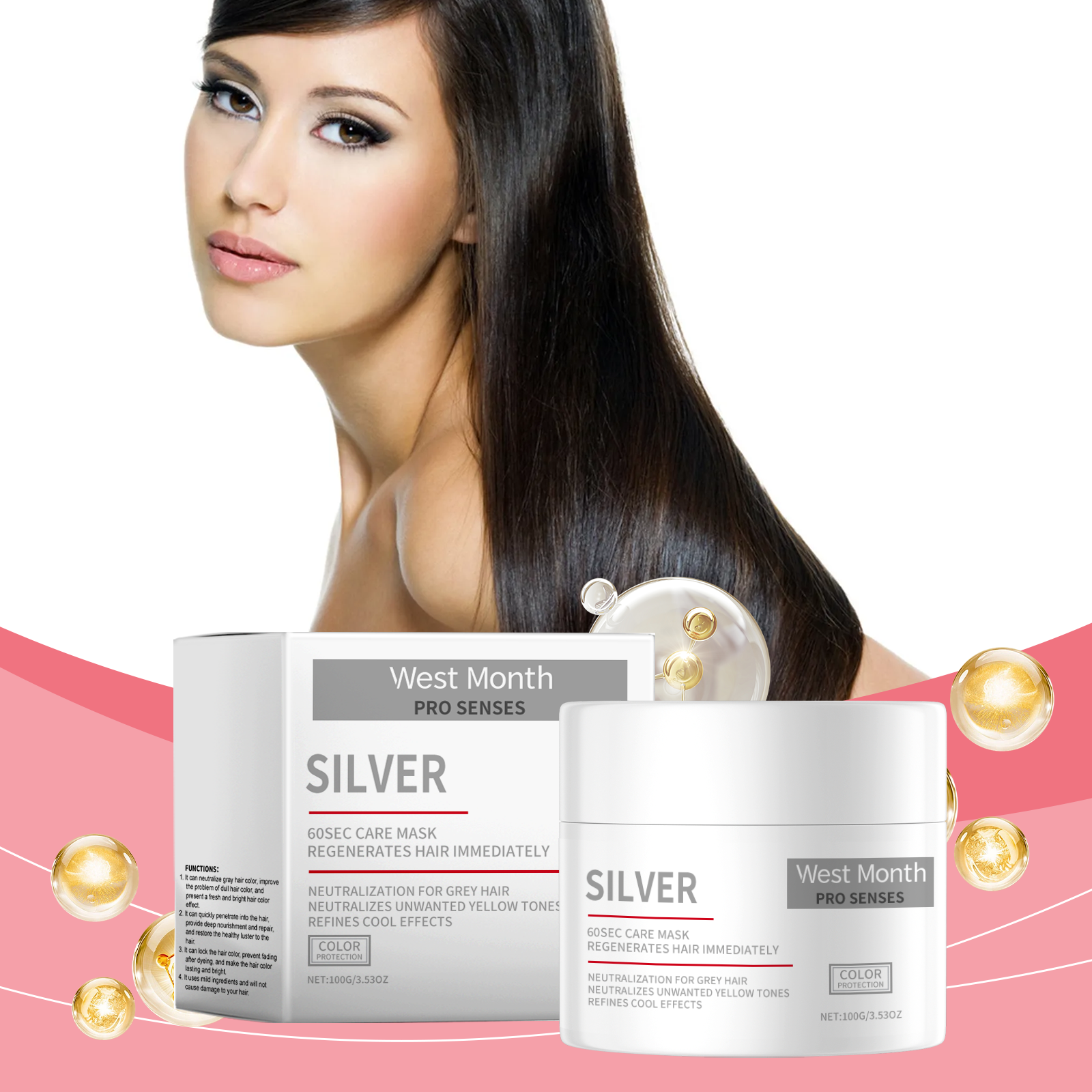 West&Month Hair Masks & Treatments hair care hair treatment moisturizing 100g | Premium Hair Care - Image 2
