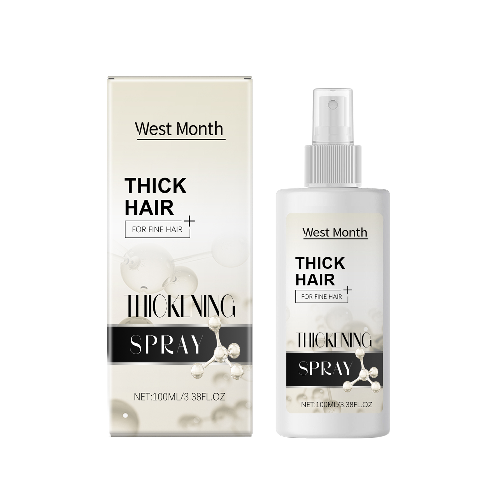 West&Month Hair Mousse & Gel moisturizing volumizing oil control 100ml | Premium Hair Care
