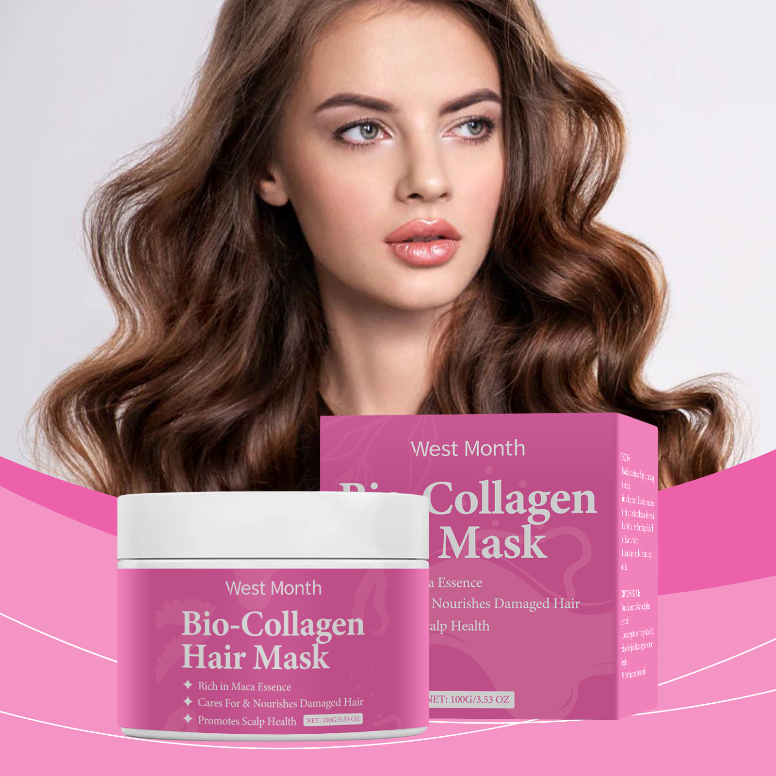 West&Month Hair Masks & Treatments hair care hair treatment smooth 100g | Premium Hair Care - Image 2