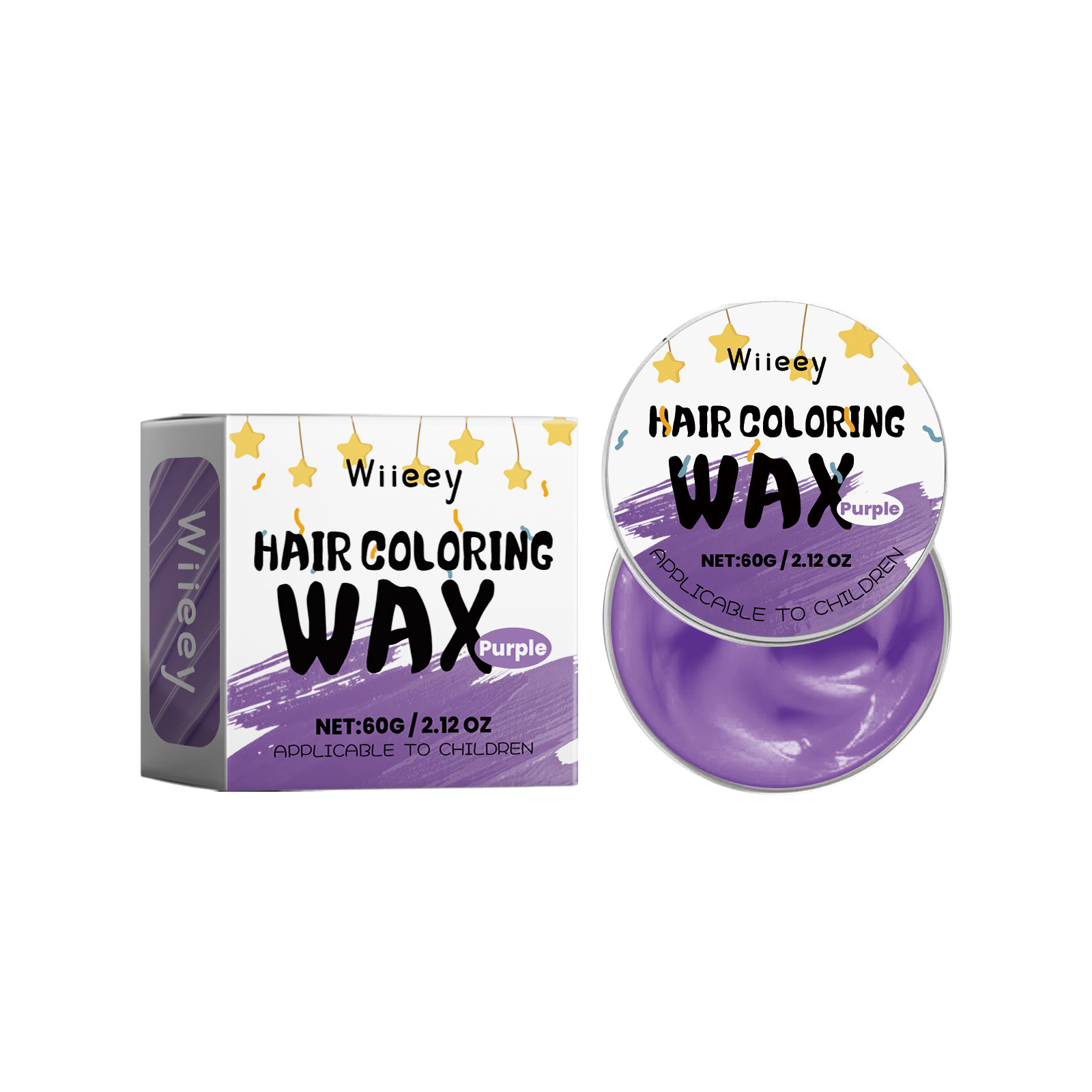 Wiieey Hair Coloring Products essence botanical gentle 60g(蓝色/白色/紫色/绿色/橙色/粉色/黄色/灰色) | Premium Hair Care - Image 3