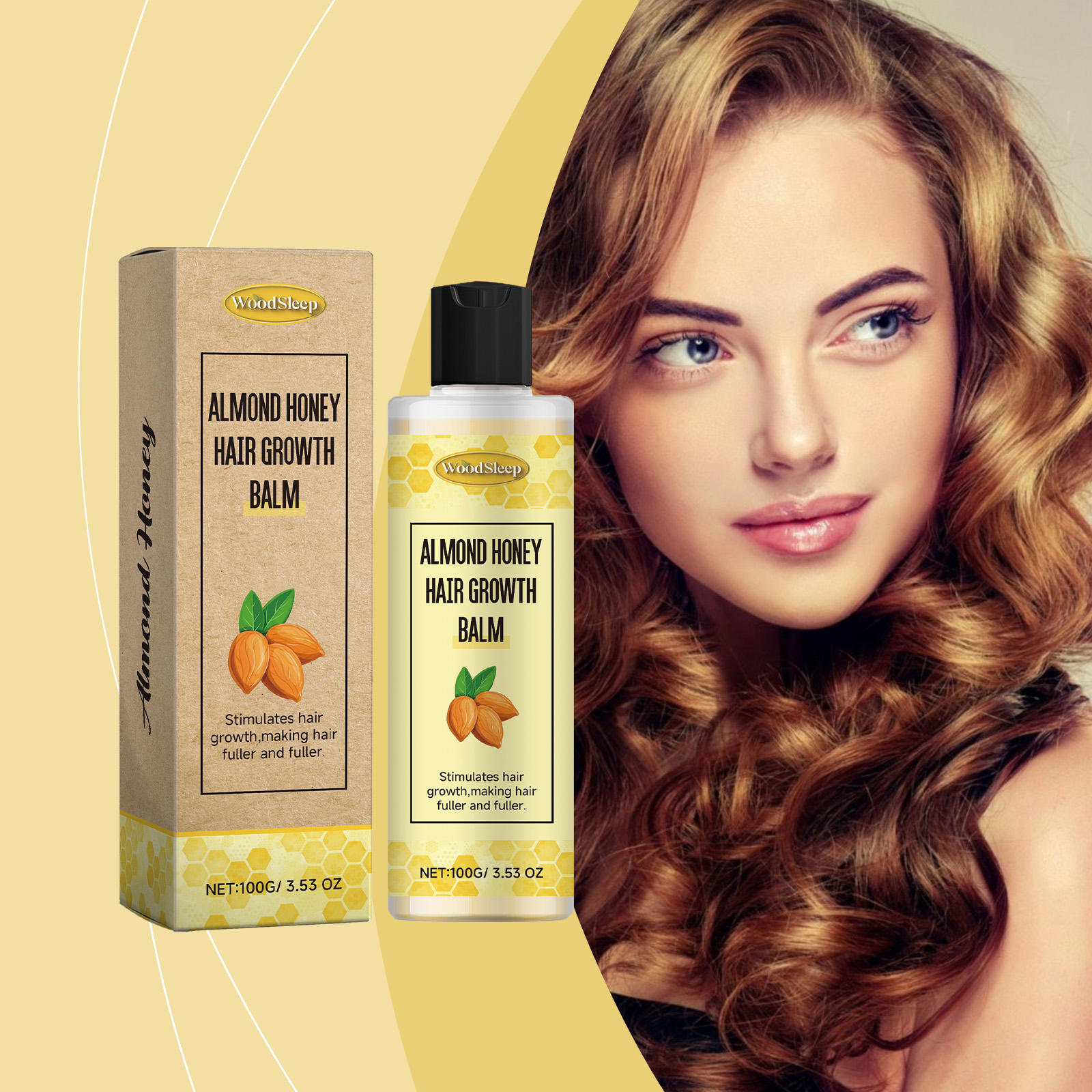 WoodSleep Conditioner hair treatment smooth scalp 100ml | Premium Hair Care - Image 2