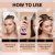 GleamXi Hair Spray – Volumizing & Smoothing & Shine Enhancement 100ml in use demonstration