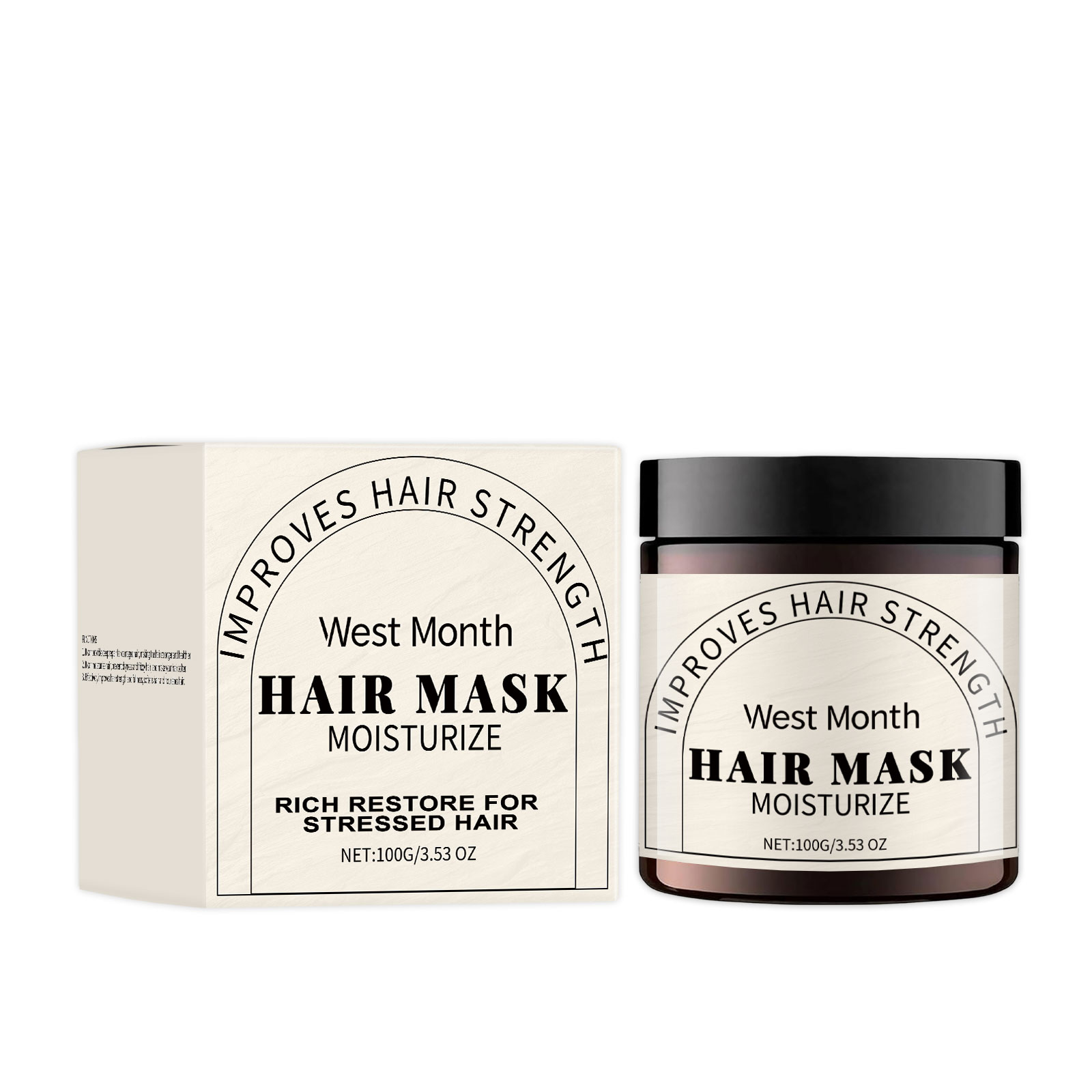 West&Month Hair Masks & Treatments moisturizing hydrating repair 100g | Premium Hair Care