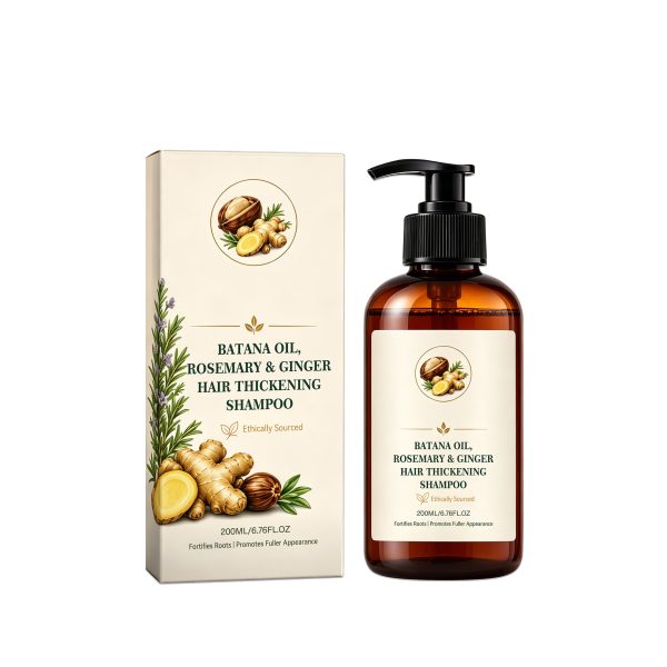 AMZ Batana Oil Shampoo Volumizing 200ml detailed close-up