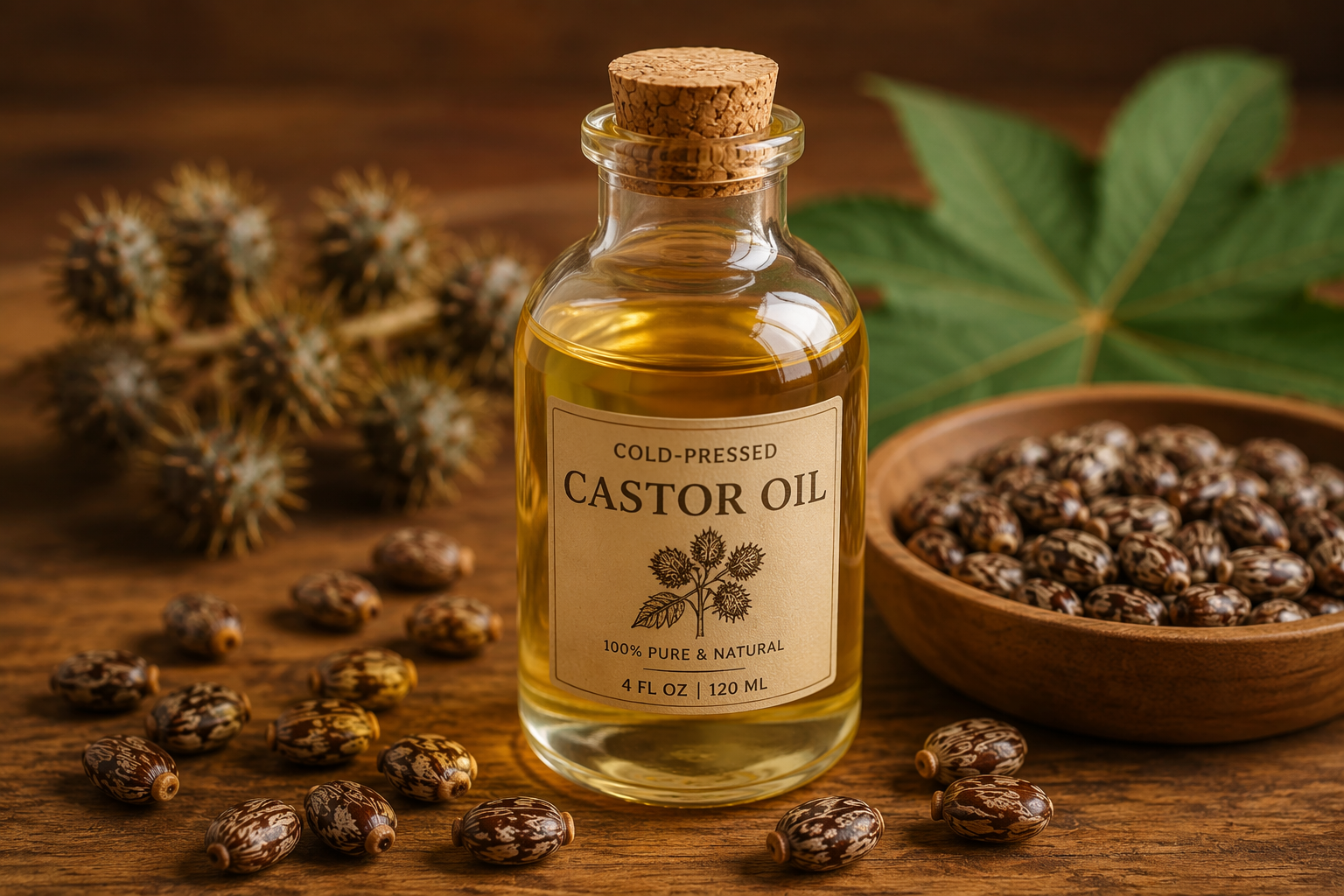 Castor Oil Chemistry: Ricinoleic Acid and Prostaglandin E2