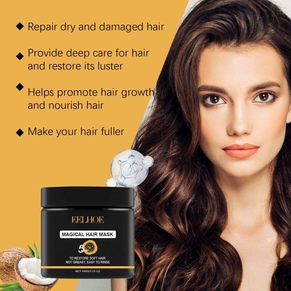 Coconut Oil & Glycerin Deep Conditioning Hair Mask | EELHOE 100g