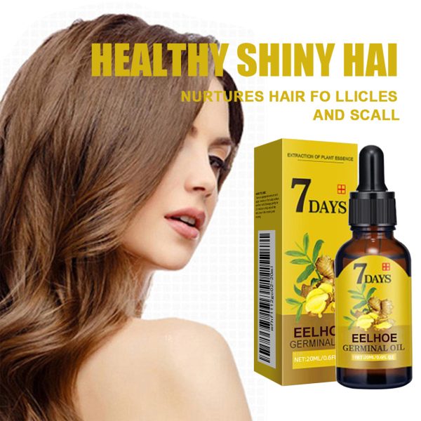 EELHOE Ginger Treatment Essence Hair Strengthening 10ml/ packaging and label