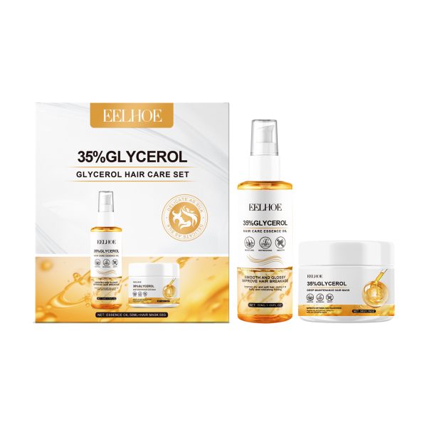 Glycerin & Shea Butter Hair Care Kit | EELHOE 1set