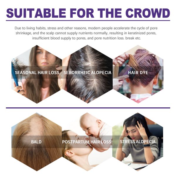 EELHOE Serum Hair Strengthening 60ml*3pcs packaging and label