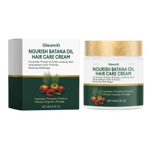 gleamxi-batana-oil-hair-cream-smooth-silky-80g-3.jpg Allantoin Hair Repair Treatment | GleamXi 80g