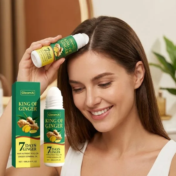 Grape Seed Oil & Ginger Natural Hair Care Treatment | GleamXi 18ml
