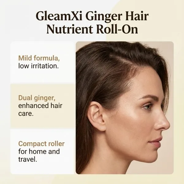 Grape Seed Oil & Ginger Natural Hair Care Treatment | GleamXi 18ml