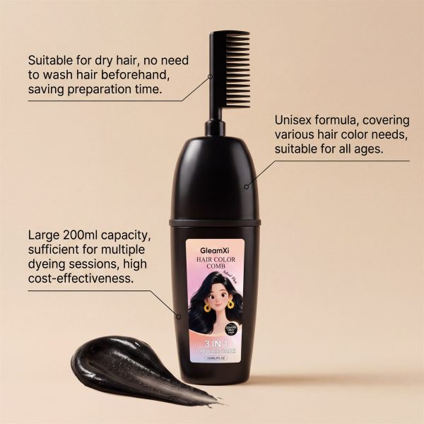 GleamXi Hair Care Product 150ml packaging and label