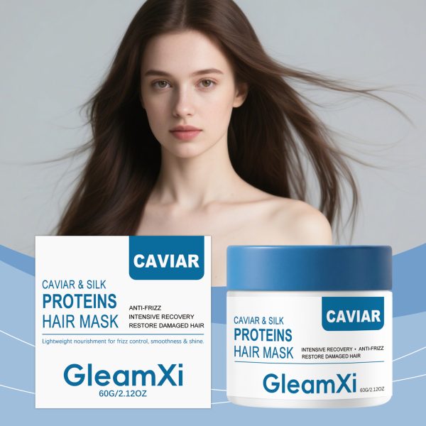 GleamXi Hair Mask Smooth & Silky 60g texture and consistency