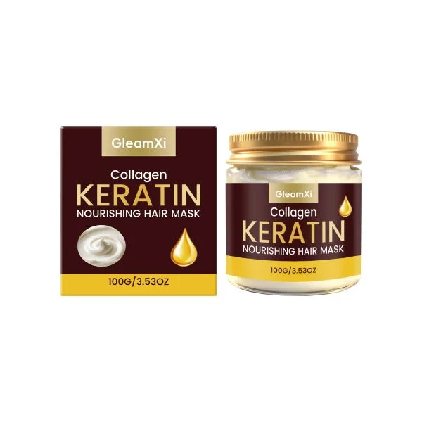Collagen & Keratin Deep Conditioning Hair Mask | GleamXi 100g