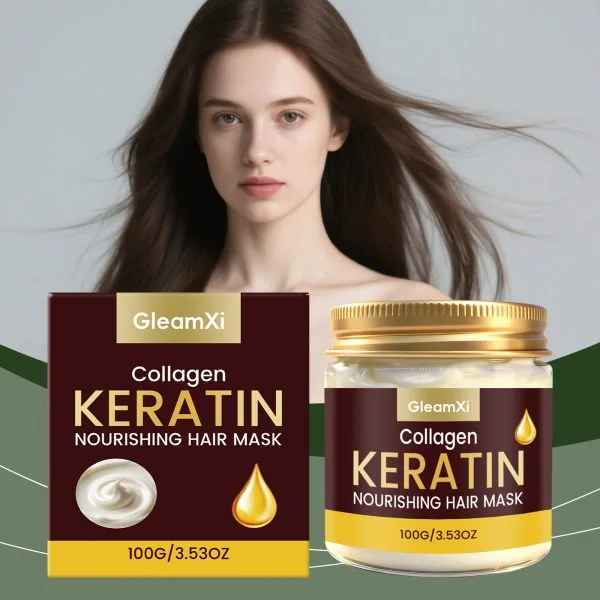 Collagen & Keratin Deep Conditioning Hair Mask | GleamXi 100g