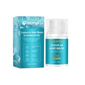 gleamxi-protein-hair-mask-smooth-silky-50g-3.jpg Biotin & Argan Oil Deep Conditioning Hair Mask | GleamXi 50g