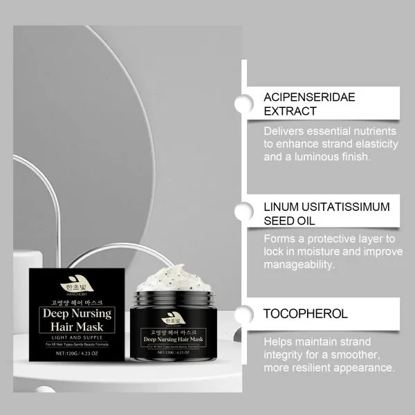 한초빛 HANCHOBIT Hair Mask Nourishing 120g - product photo 4
