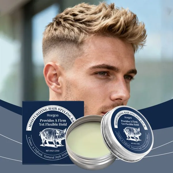 Mineral Oil & Beeswax Hair Styling Treatment | HOEGOA 35g