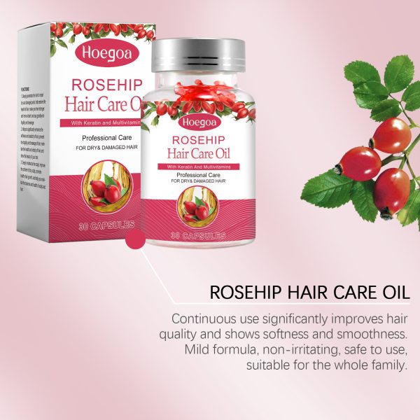 Rosehip Oil & Keratin Hair Growth Serum | HOEGOA