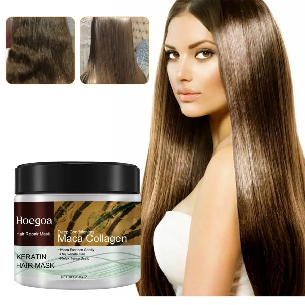 Keratin & Shea Butter Deep Conditioning Hair Mask | HOEGOA 100g