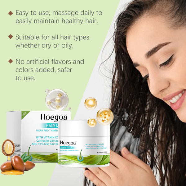 Ginseng & Argan Oil Hair Thickening Treatment | HOEGOA 120g