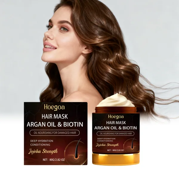 Biotin & Argan Oil Deep Conditioning Hair Mask | HOEGOA 80g