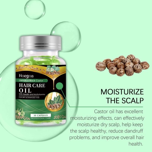 Castor Oil Hair Growth Serum | HOEGOA