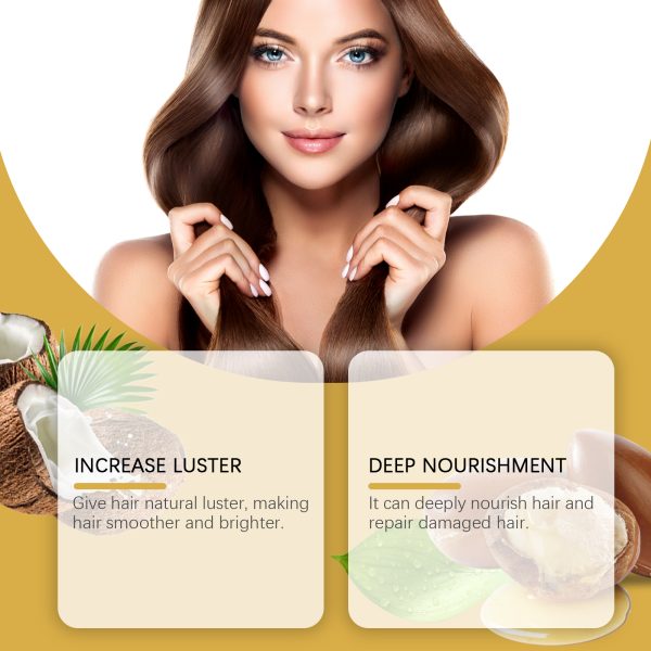 Argan Oil & Coconut Oil Hair Growth Serum | HOEGOA 30pcs