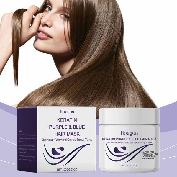 Keratin & Violet Deep Conditioning Hair Mask | HOEGOA 100g