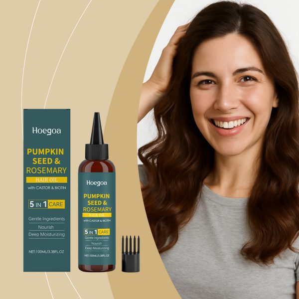 Rosemary Oil & Castor Oil Hair Growth Serum | HOEGOA 1set