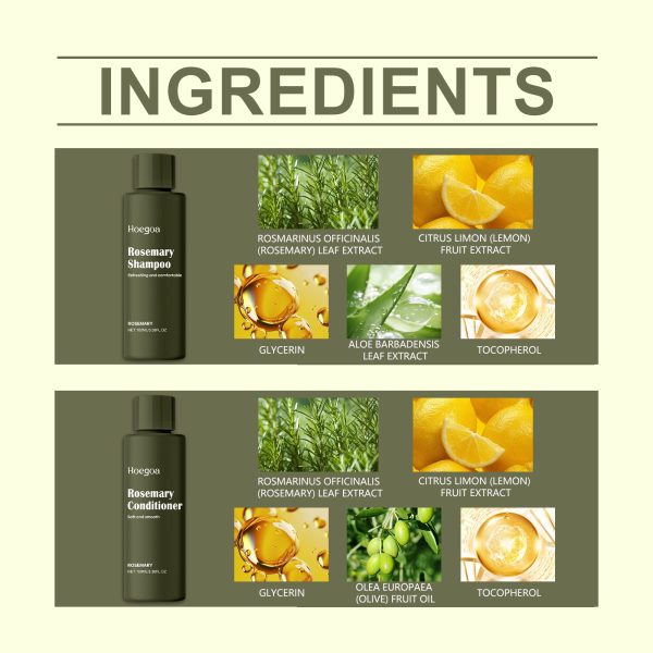 Hoegoa Rosemary Shampoo Oil Control 1set - product photo 5