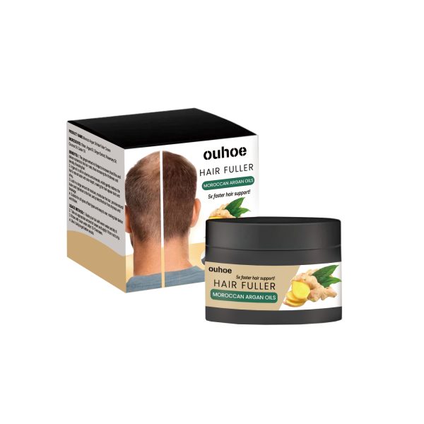 OUHOE Argan Oil Hair Care Product Smooth & Silky 30g detailed close-up