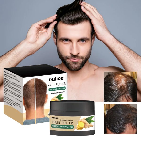 OUHOE Argan Oil Hair Care Product Smooth & Silky 30g texture and consistency