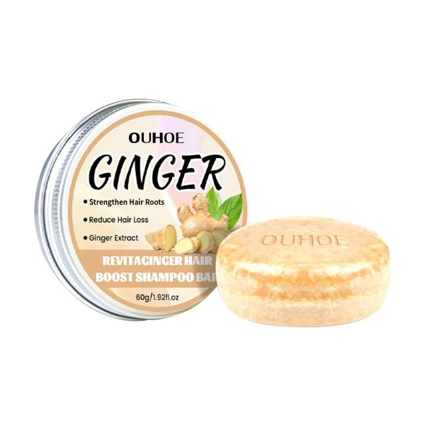 OUHOE Ginger Hair Care Product Hair Strengthening 60g detailed close-up