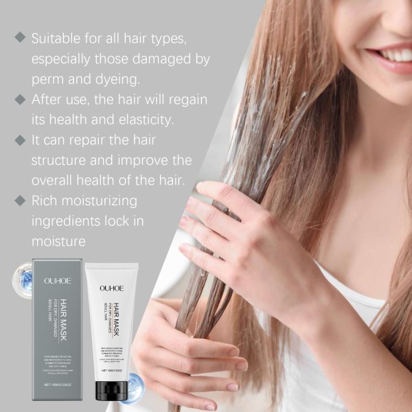 OUHOE Hair Mask Smooth & Silky 100g - product photo 4