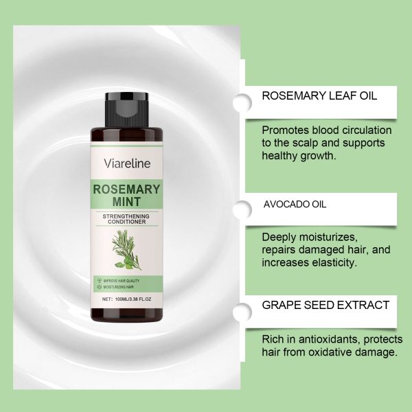 Viareline Rosemary Conditioner Smooth & Silky 100ml - product photo 4