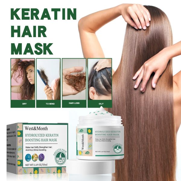 West&Month Protein Hair Mask Smooth & Silky 50ml front view