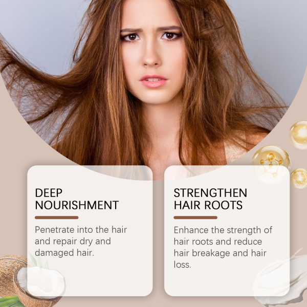 Coconut Oil & Glycerin Deep Conditioning Hair Mask 50g