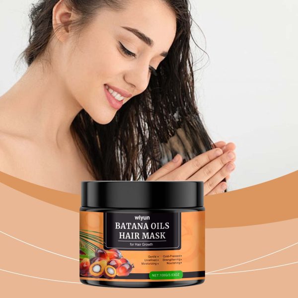 Batana Oil & Peppermint Deep Conditioning Hair Mask | Wiyun 100g