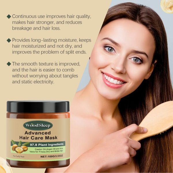 WoodSleep Hair Mask Moisturizing 100g - product photo 4